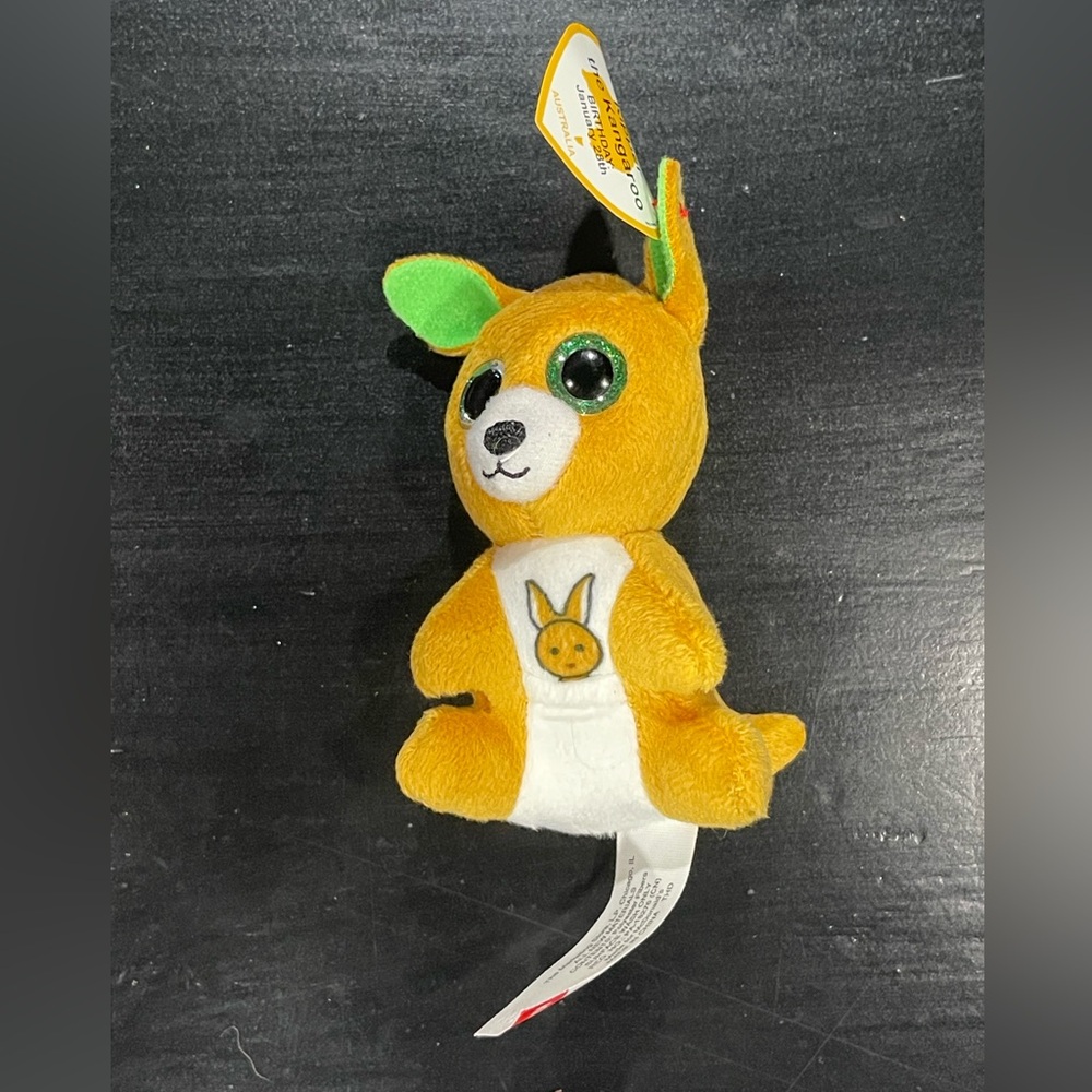 McDonald's Beanie Boo Teenie Beanie Kipper Kangaroo 2021 Rare Small Ty